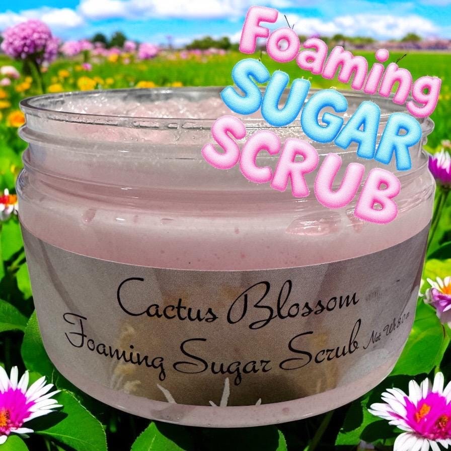 Cactus Blossom Foaming Sugar Scrub