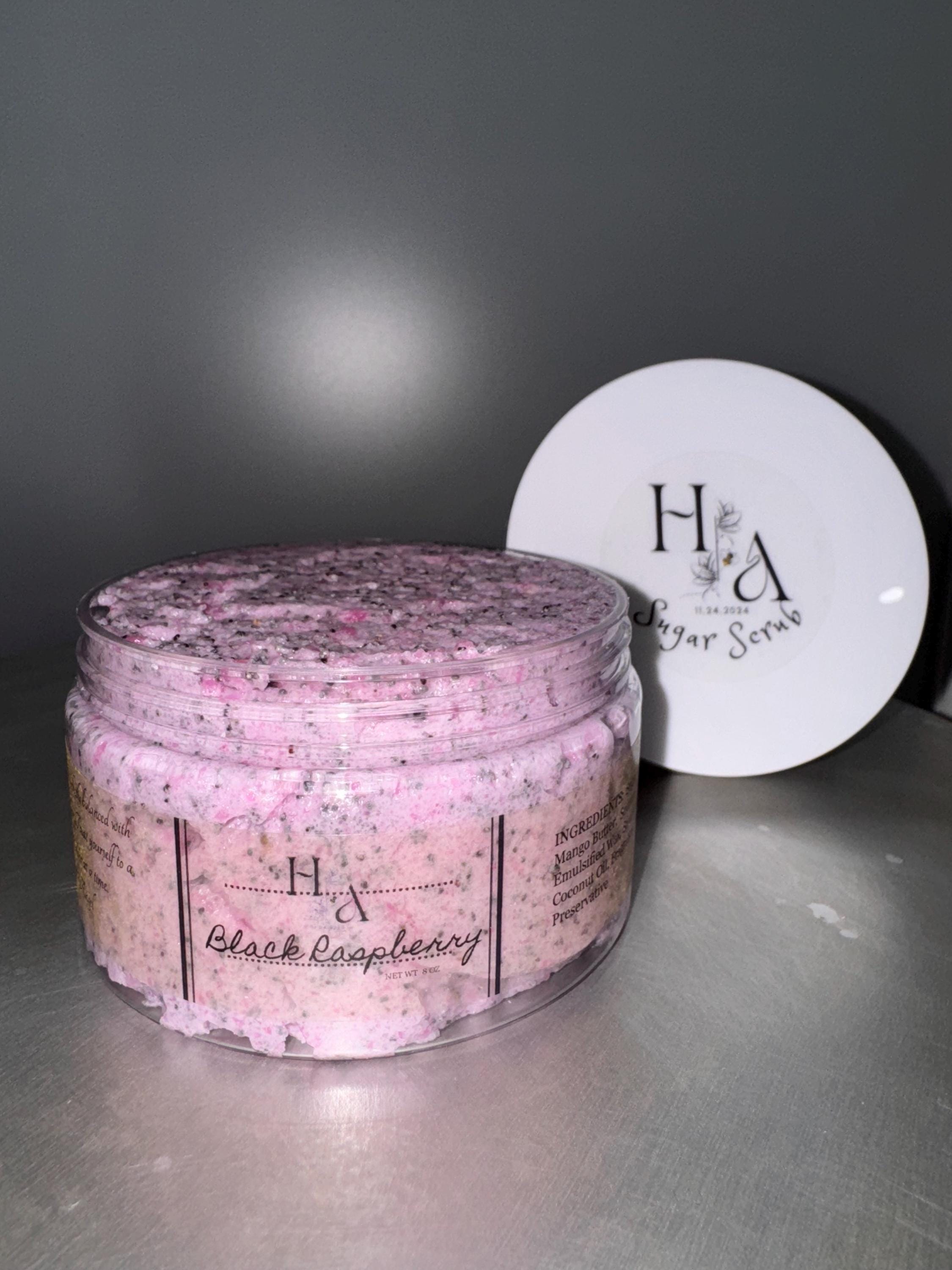 Black Raspberry Vanilla Foaming Sugar Scrub