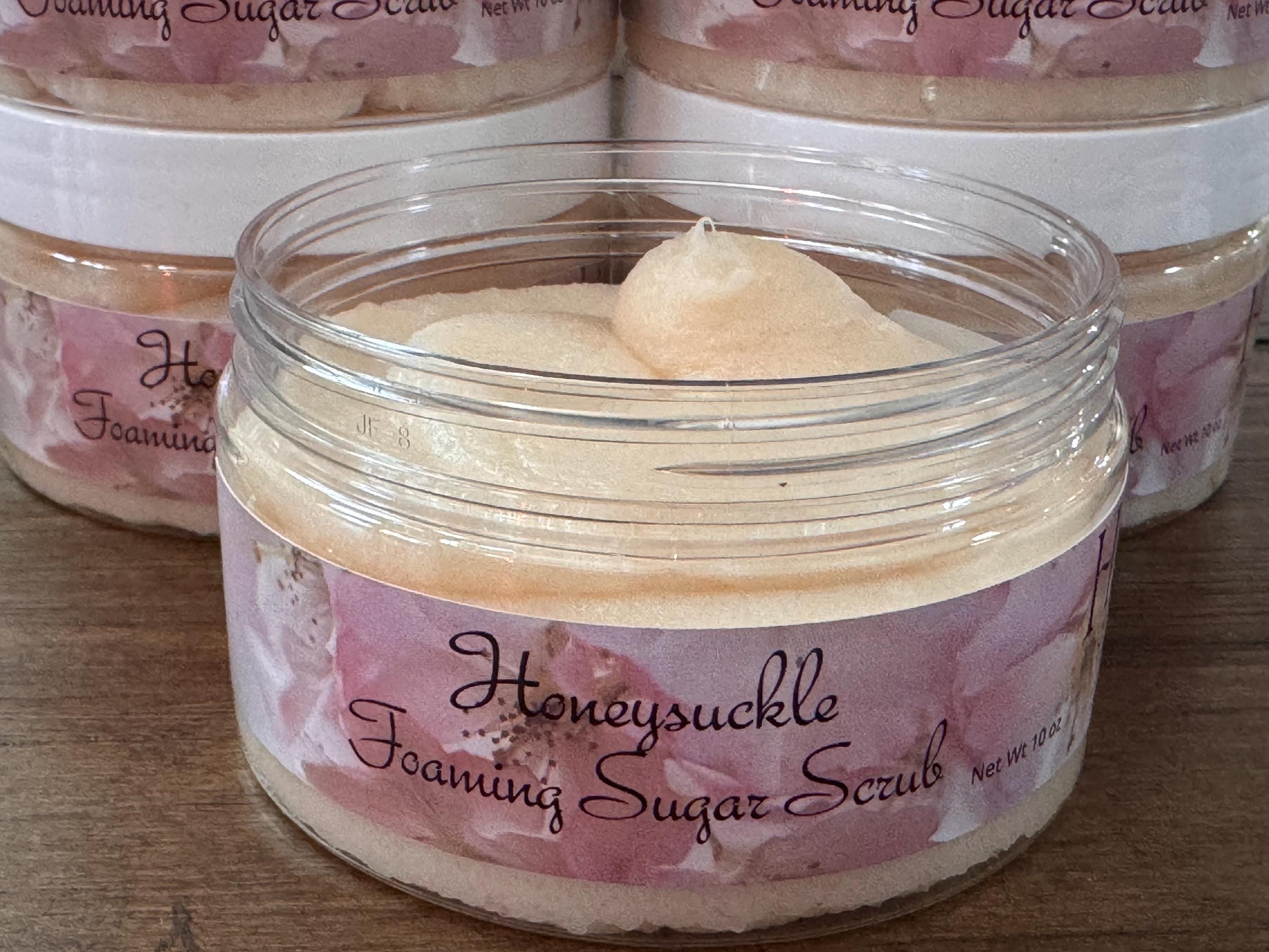 Honeysuckle Foaming Sugar Scrub