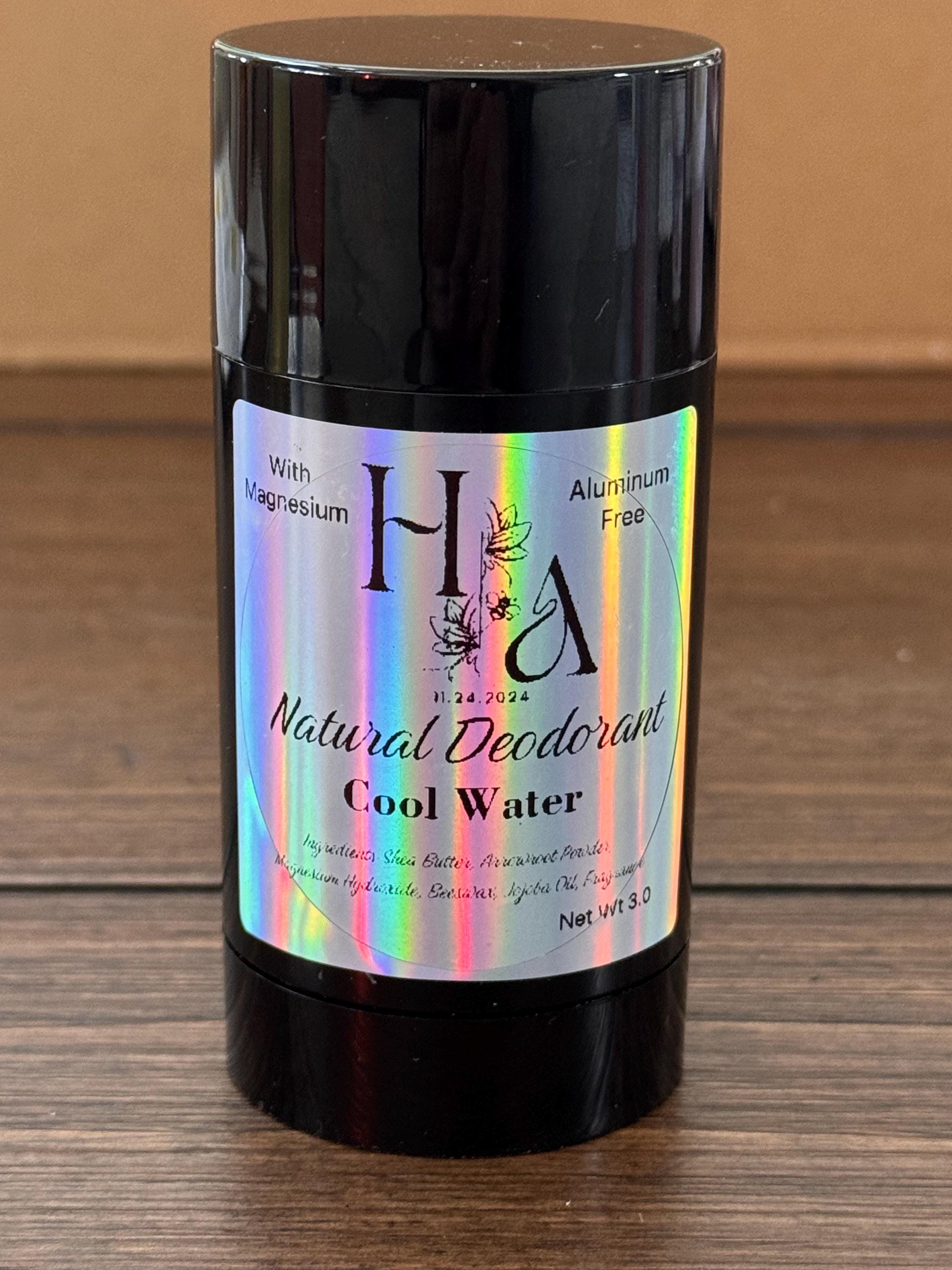 Natural Deodorant for Men Cool Water