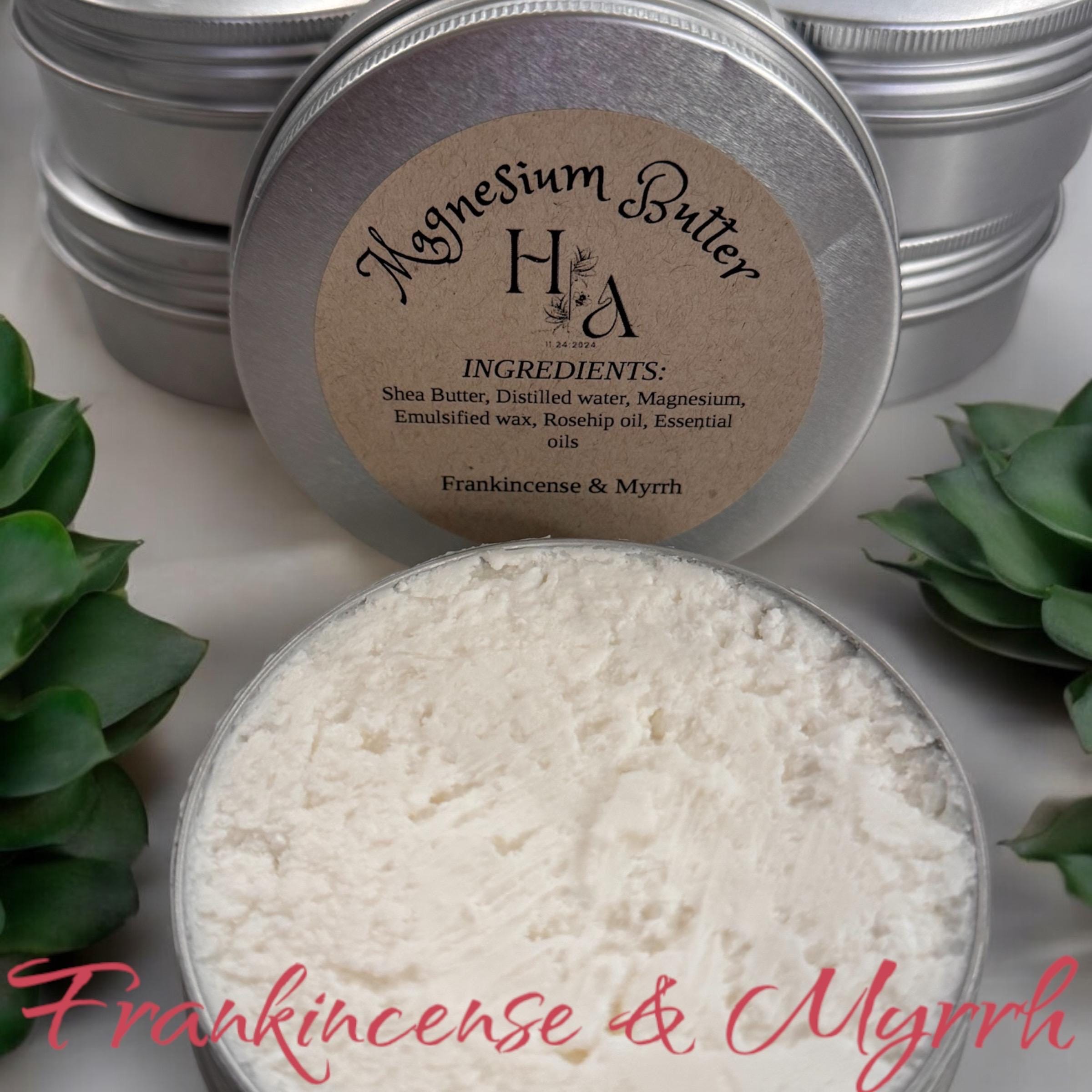 Magnesium Foot & Body Butter 4oz Frankincense Myrrh