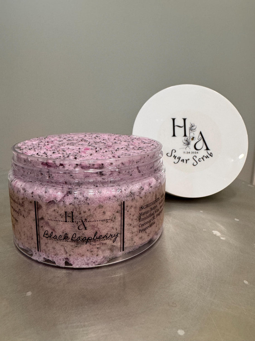 Black Raspberry Vanilla Foaming Sugar Scrub