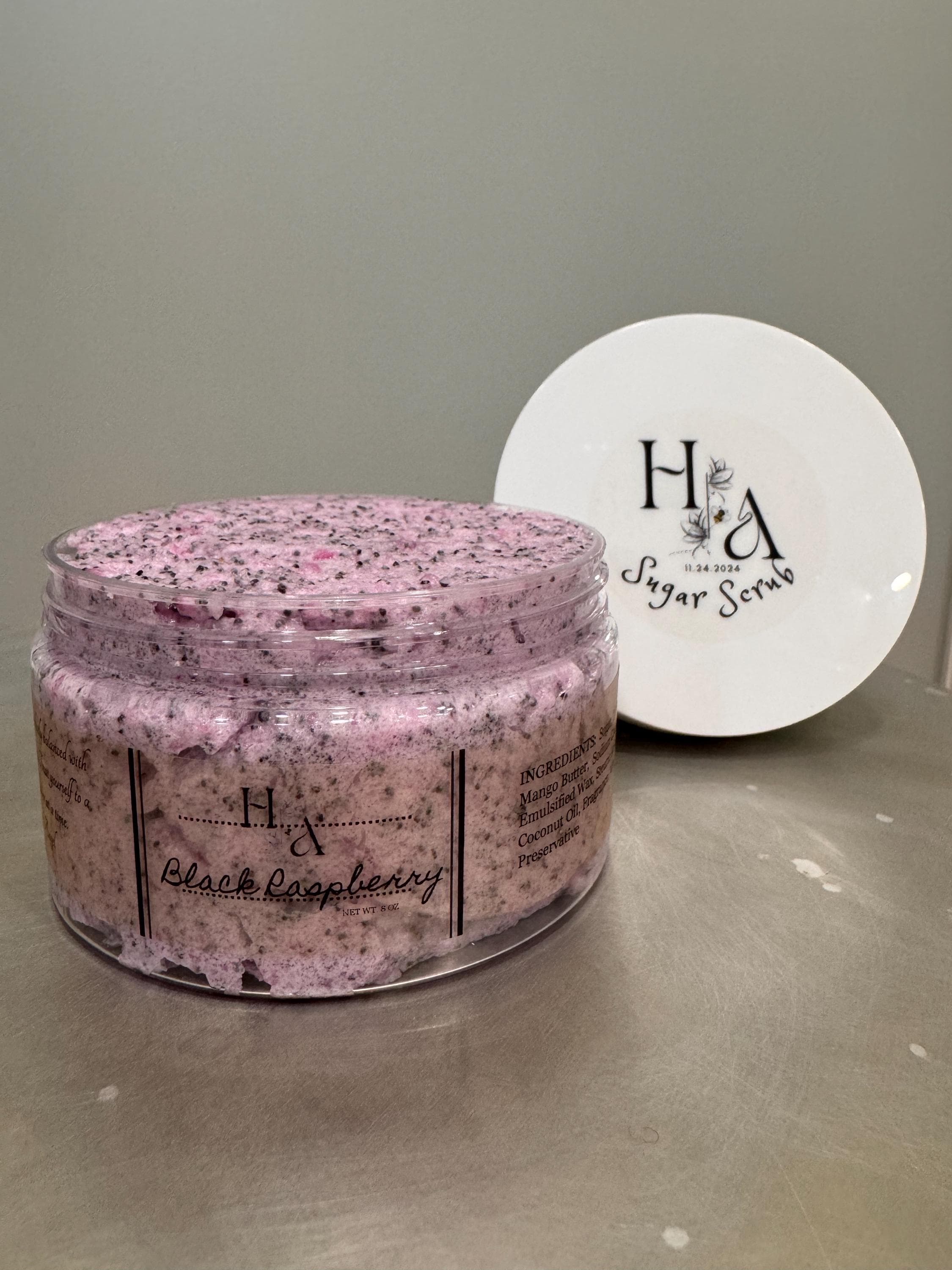 Black Raspberry Vanilla Foaming Sugar Scrub