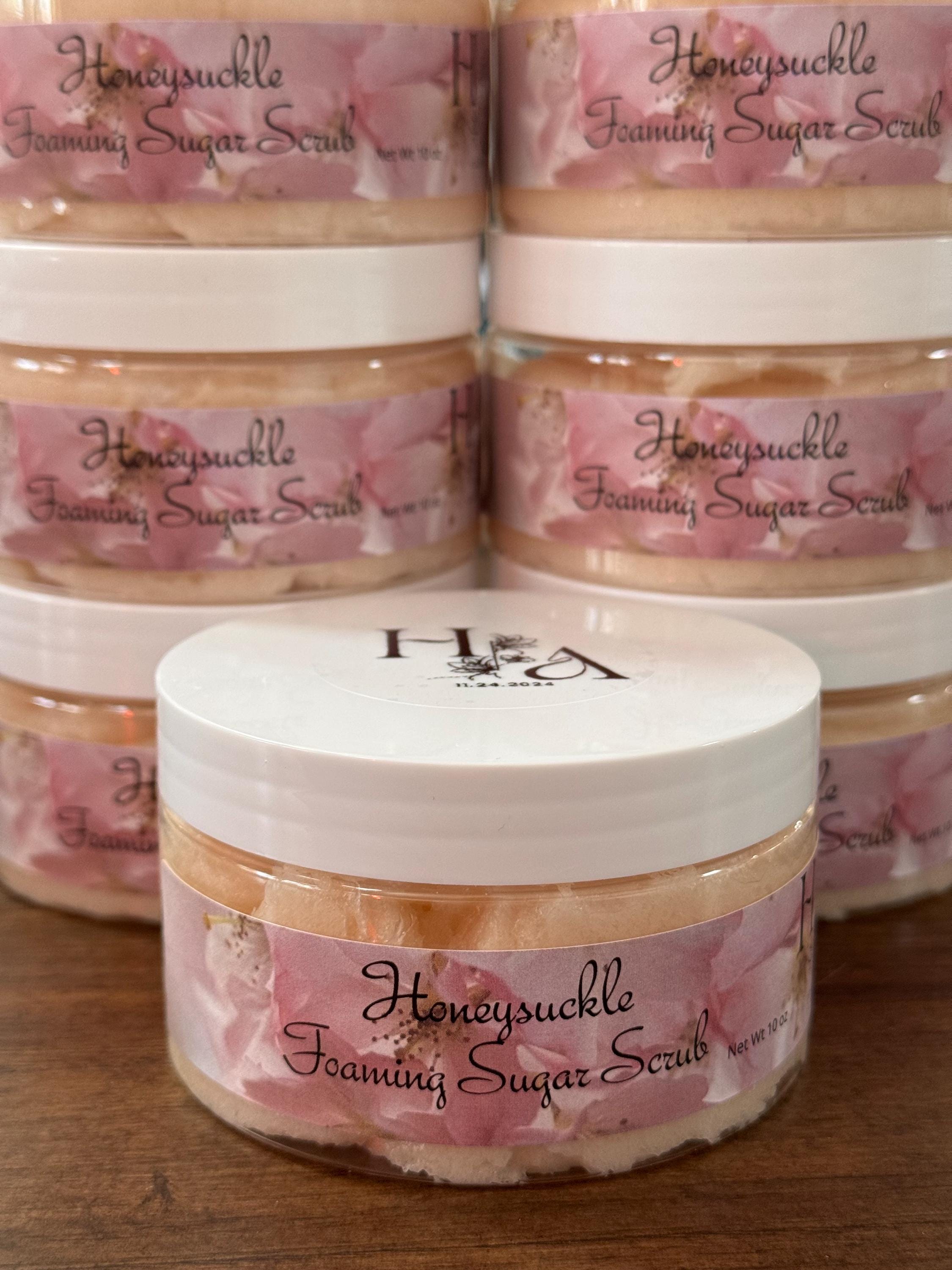 Honeysuckle Foaming Sugar Scrub
