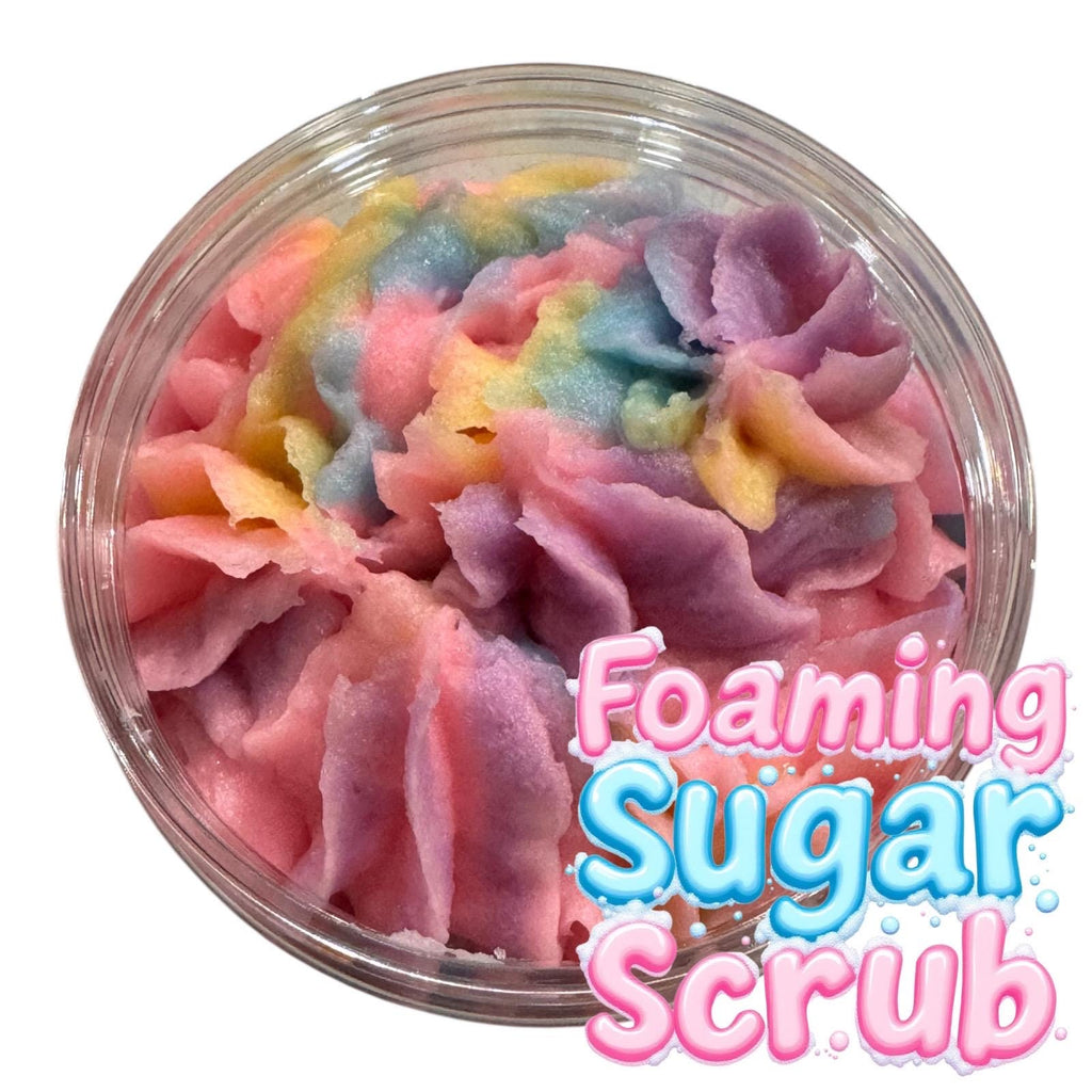Unicorn Glitter Foaming Sugar Scrub