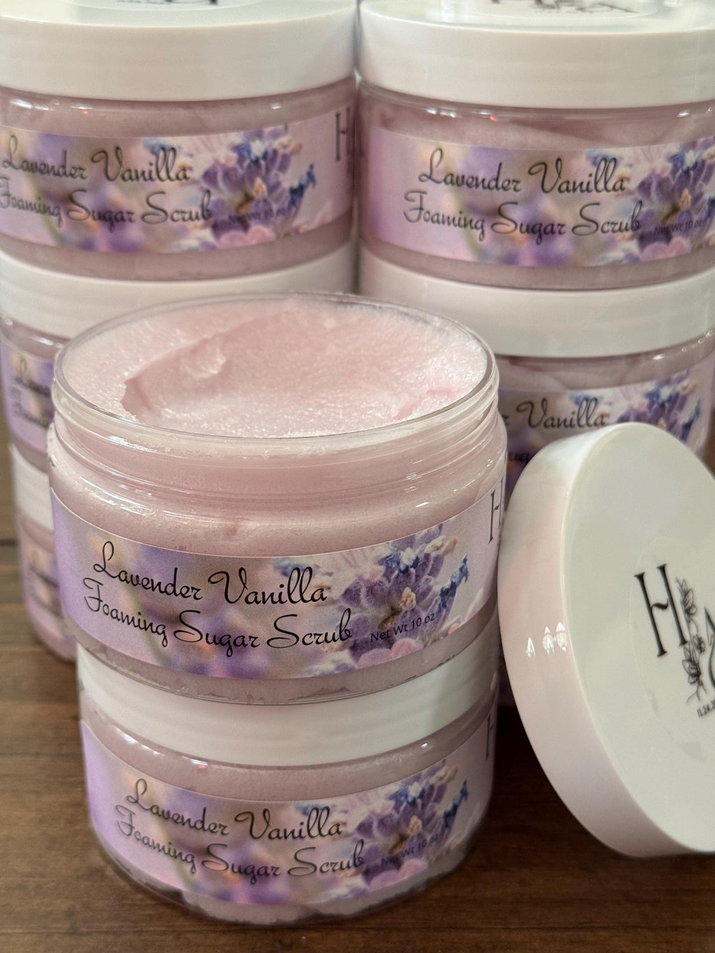 Lavender Vanilla Foaming Sugar Scrub