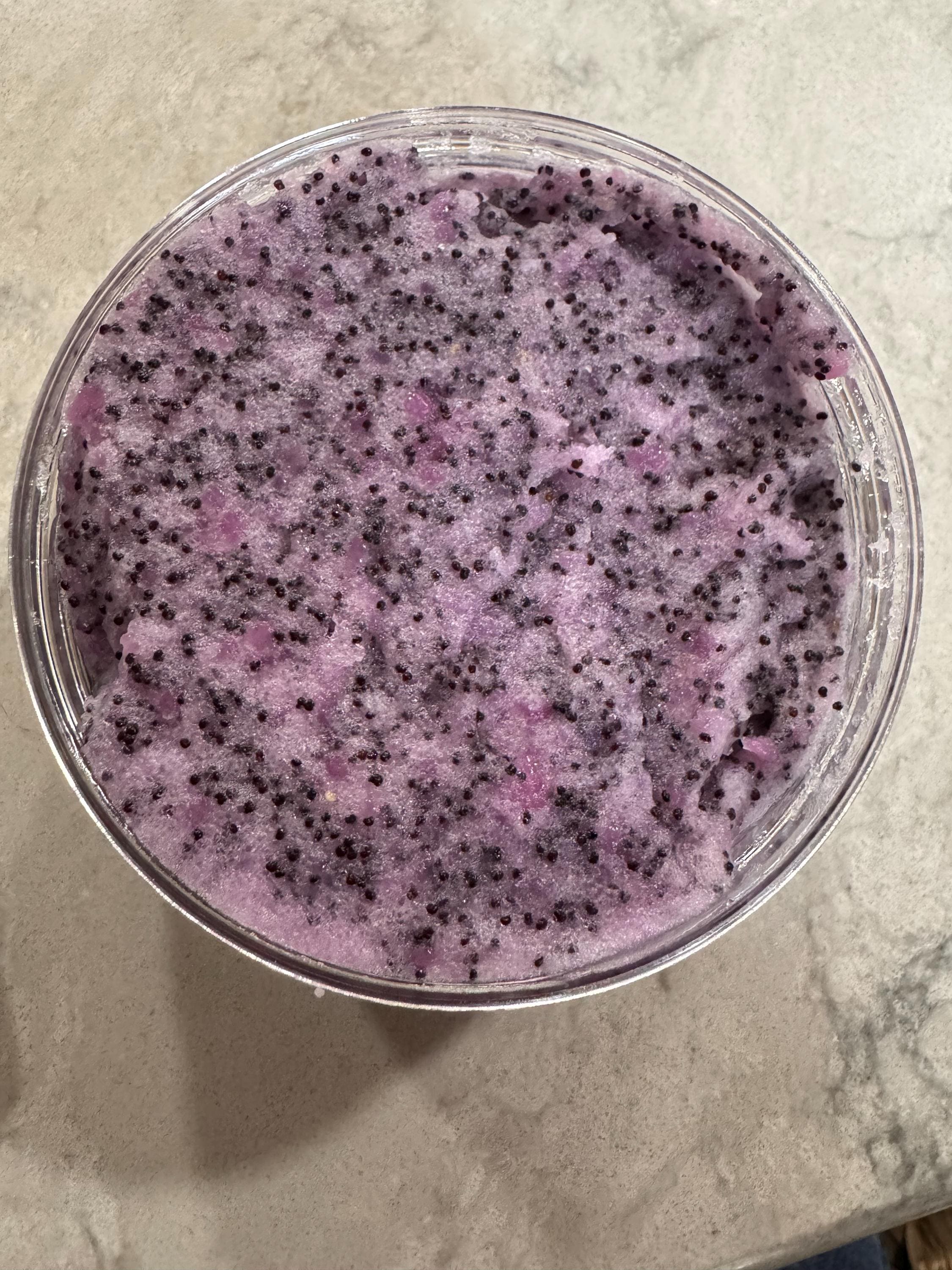 Black Raspberry Vanilla Foaming Sugar Scrub