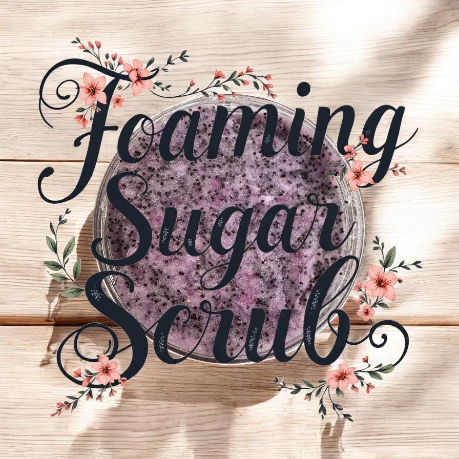 Black Raspberry Vanilla Foaming Sugar Scrub