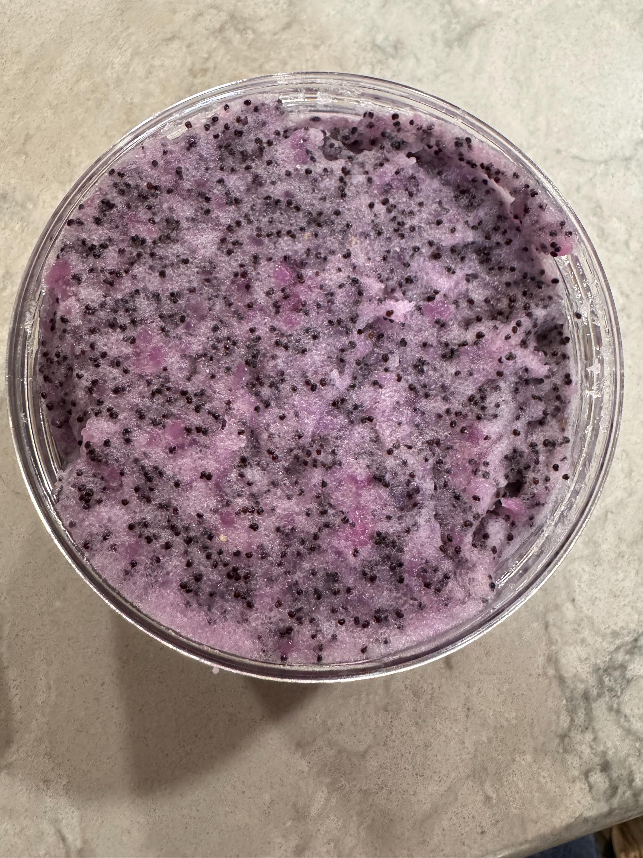 Black Raspberry Vanilla Foaming Sugar Scrub