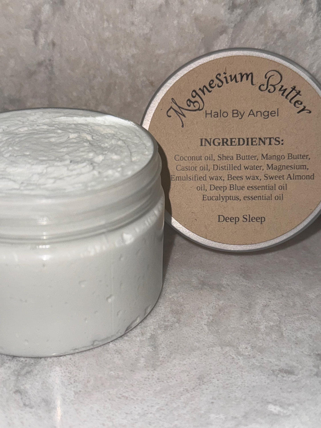 Magnesium Foot & Body Butter Deep Sleep Teakwood 4 oz